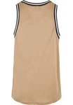 URBAN CLASSICS Herren Mesh Tanktop Beige/Khaki/Braun