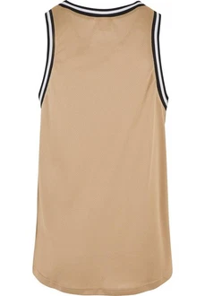 URBAN CLASSICS Herren Mesh Tanktop Beige/Khaki/Braun