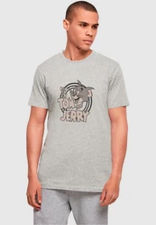 ABSOLUTE CULT Herren Tom and Jerry Circle T-Shirt Grau