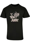 ABSOLUTE CULT Herren Tom and Jerry Circle T-Shirt Schwarz/Rot/Weiß/Dunkelgrün/Hellblau/Grau