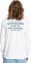 Quiksilver T-Shirt FEEDINGLINE M TEES Weiß/Creme/Grün