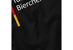 MoonWorks Print-Shirt Herren T-Shirt Bundesinstitut für lecker Bierchen Schwarz