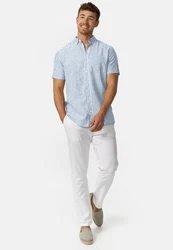 Indicode Hemd INBravida Blau/Hellblau