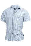 Indicode Hemd INBravida Blau/Hellblau