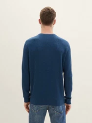 TOM TAILOR Strickpullover mit Rundhalsausschnitt 