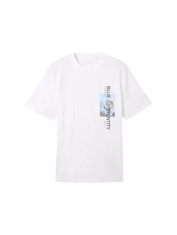 TOM TAILOR DENIM T-Shirt Weiß