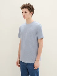 TOM TAILOR Denim T-Shirt mit Rundhalsausschnitt 