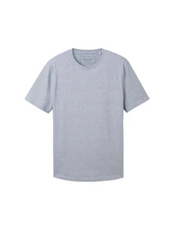 TOM TAILOR Denim T-Shirt mit Rundhalsausschnitt 