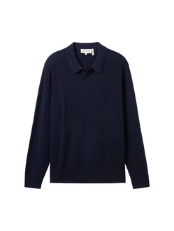 TOM TAILOR Strick Polohemd TOM TAILOR Strick Polohemd