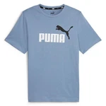 PUMA T-Shirt ESS+ Essentials 2 Col Logo Tee (586759) Blau/Hellblau
