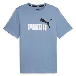 PUMA T-Shirt ESS+ Essentials 2 Col Logo Tee (586759) Blau/Hellblau