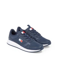 FLEXI RUNNER Keilsneaker, Freizeitschuh, Halbschuh, Schnrschuh mit seitlicher Logoflagge