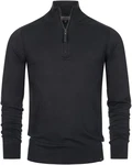 Indicode Troyer Pullover Ancona Dunkelgrau/Dunkelblau/Schwarz/Grau/Blau
