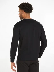 Calvin Klein Langarmshirt COTTON COMFORT LS T-SHIRT Schwarz