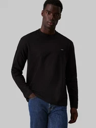 Calvin Klein Langarmshirt COTTON COMFORT LS T-SHIRT Schwarz