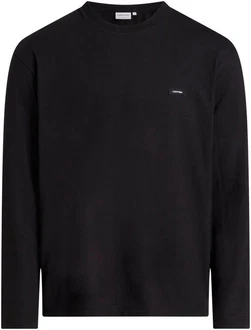 Calvin Klein Langarmshirt COTTON COMFORT LS T-SHIRT Schwarz