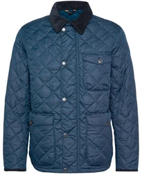 Barbour Steppjacke Hornby Hellblau/Blau/Dunkelblau