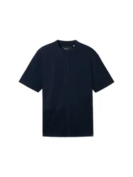 TOM TAILOR Denim T-Shirt Relaxed T-Shirt Dunkelblau