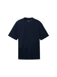 TOM TAILOR Denim T-Shirt Relaxed T-Shirt Dunkelblau