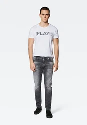 Mavi 5-Pocket Jeans Grau/Silber