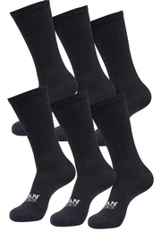 Basicsocken Unisex Simple Flat Knit Socks 6-Pack (1-Paar)