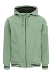 Derbe Softshelljacke Helgoby tanne/schwarz