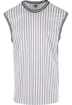 Urban Classics Striped Mesh Tanktop Weiß/Schwarz/Grau/Hellgrau
