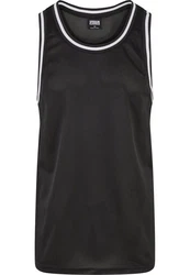 URBAN CLASSICS Herren Mesh Tanktop Schwarz