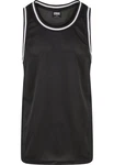 URBAN CLASSICS Herren Mesh Tanktop Schwarz