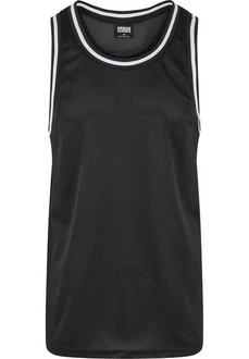 URBAN CLASSICS Herren Mesh Tanktop Schwarz