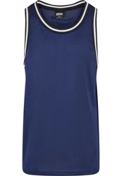 URBAN CLASSICS Herren Mesh Tanktop Dunkelblau/Blau