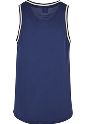 URBAN CLASSICS Herren Mesh Tanktop Dunkelblau/Blau