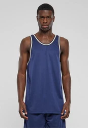 URBAN CLASSICS Herren Mesh Tanktop Dunkelblau/Blau