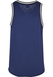URBAN CLASSICS Herren Mesh Tanktop Dunkelblau/Blau