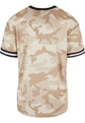 URBAN CLASSICS T-Shirt Urban Classics Herren Oversized Mesh AOP Tee Dunkelgrün/Khaki/Beige/Dunkelblau