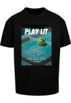 Upscale by Mister Tee T-Shirt PlayLit Heavy Oversize Tee Blau/Schwarz