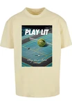 Upscale by Mister Tee T-Shirt PlayLit Heavy Oversize Tee Khaki/Blau/Weiß/Gelb