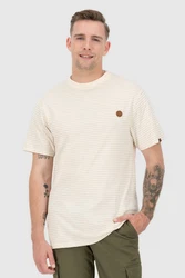 Alife & Kickin Rundhalsshirt Herren NicAK Khaki/Beige/Weiß/Braun