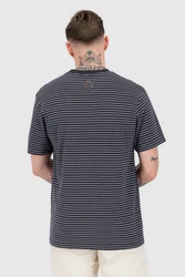 Alife & Kickin Rundhalsshirt Herren NicAK Dunkelblau/Schwarz/Braun/Orange