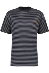 Alife & Kickin Rundhalsshirt Herren NicAK Dunkelblau/Schwarz/Braun/Orange