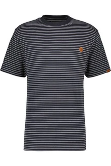 Alife & Kickin Rundhalsshirt Herren NicAK Dunkelblau/Schwarz/Braun/Orange