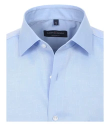 CASAMODA Langarmhemd Kent Hellblau/Dunkelblau/Blau