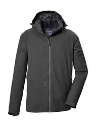 Killtec Funktionsjacke Romotos Grau/Dunkelgrau