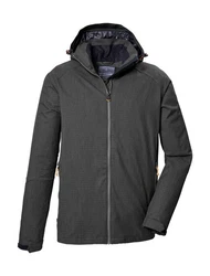 Killtec Funktionsjacke Romotos Grau/Dunkelgrau