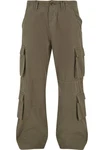 URBAN CLASSICS Cargohose Double Cargo Pants Khaki/Dunkelgrün