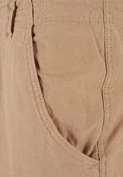 URBAN CLASSICS Cargohose Double Cargo Pants Braun/Khaki/Beige