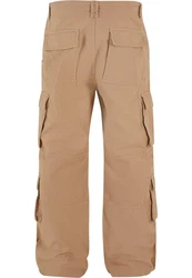 URBAN CLASSICS Cargohose Double Cargo Pants Braun/Khaki/Beige