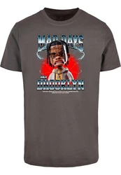 MisterTee T-Shirt Mad Days Tee Grau/Schwarz