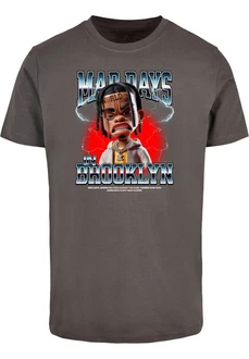 MisterTee T-Shirt Mad Days Tee Grau/Schwarz MisterTee T-Shirt Mad Days Tee Grau/Schwarz