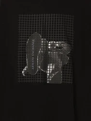 Armani Exchange Connected T-Shirt Schwarz/Grau